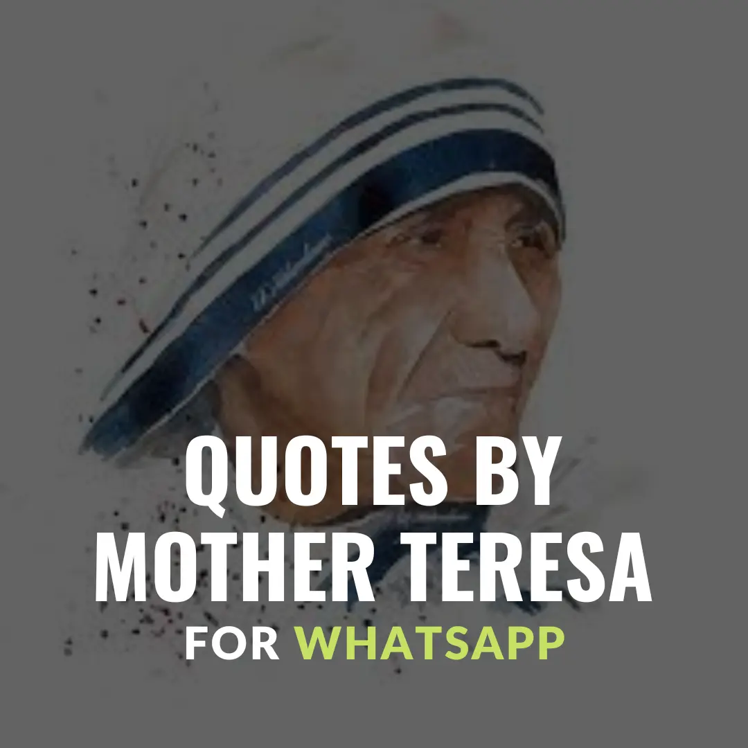 quotes by mother teresa